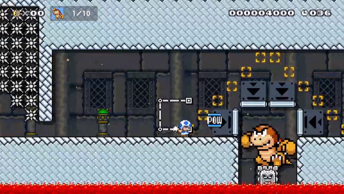 dousen_game's tweet photo. #スーパーマリオメーカー2 #SuperMarioMaker2
新コース投稿しました。タイトル「Boom Boom Pow」
ブンブンをPOWで倒していくスピードランです。
コースID: KCM-3KJ-TWF

#花海咲季生誕祭2026 https://t.co/wKvS9KLLMa