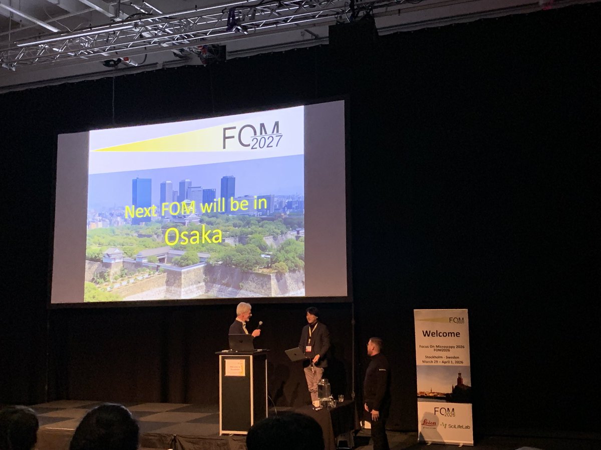 h_yoshimura_phd's tweet photo. Next FOM @FOMconferences in Osaka!
21-24, March 2027!
Announced by the next chair, Prof. Katsumasa Fujita @katsfujita https://t.co/5GorE4xB1E