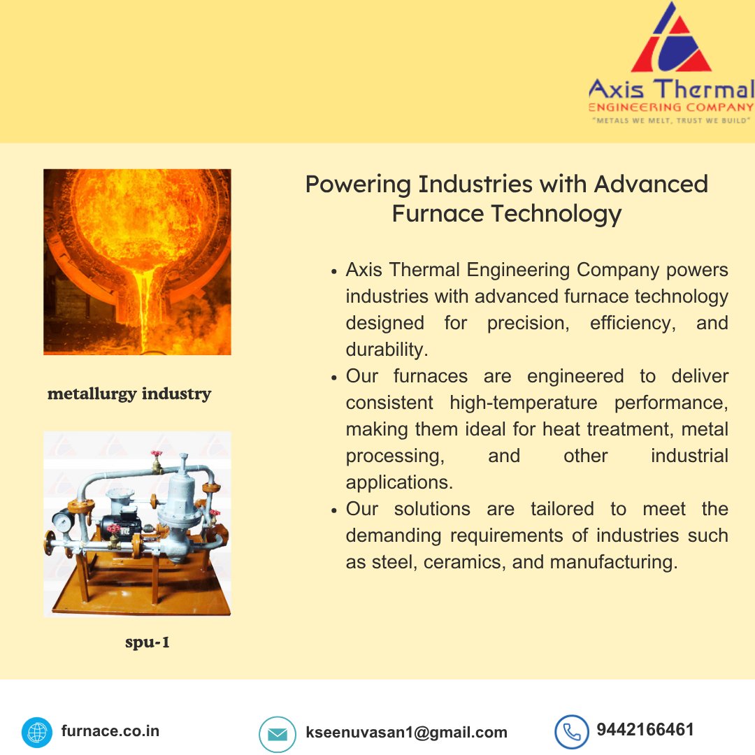 axisthermal's tweet photo. Aluminium Furnace Manufacturers India
https://t.co/nHIO3Er1DG https://t.co/zQwETrzjP3