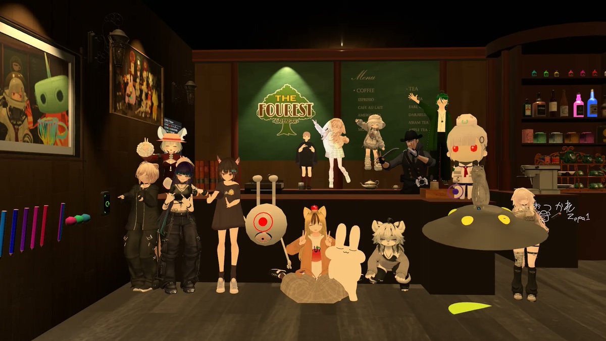 4/1のFourest
…あれ？何かいつもと違うような？
あれれ？私も何か違うような…？？？？
#VRChat #CafeandBarTheForest