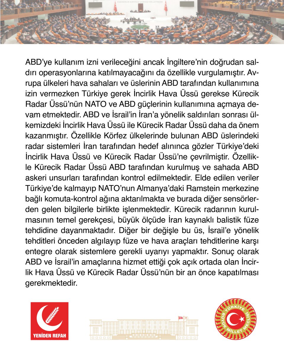 Yeniden Refah Partisi tweet media