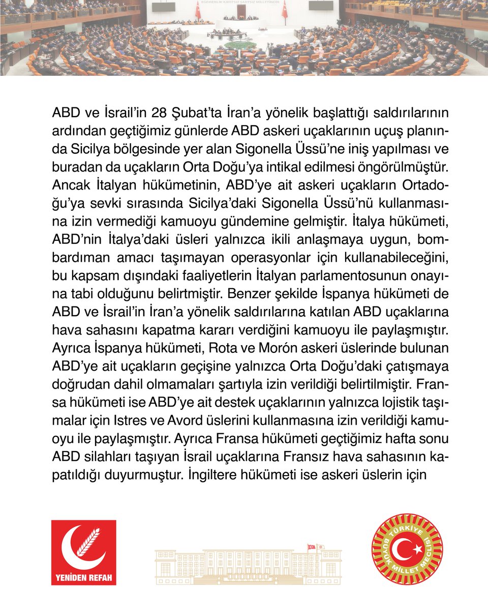 Yeniden Refah Partisi tweet media