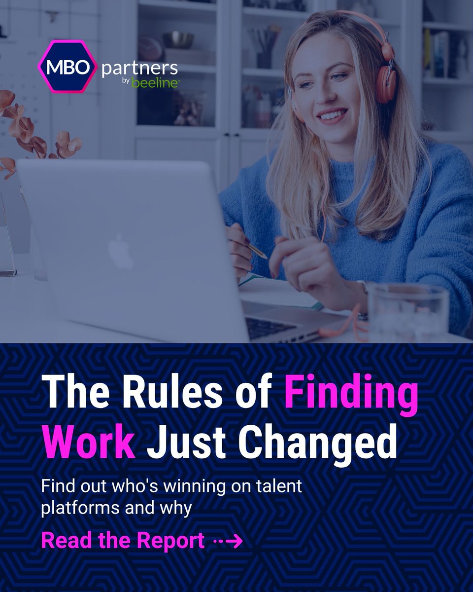 MBOpartners's tweet image. How you found your last client is probably different from how you'll find your next one.

Read our report on how talent platforms could be changing your search for new clients: mbopartners.com/state-of-indep…

#FutureOfWork #IndependentWork