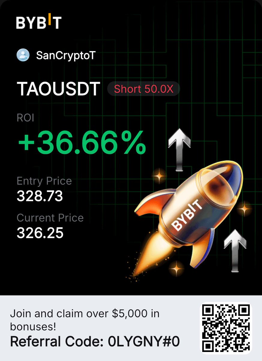 $TAO 
Stop moved be