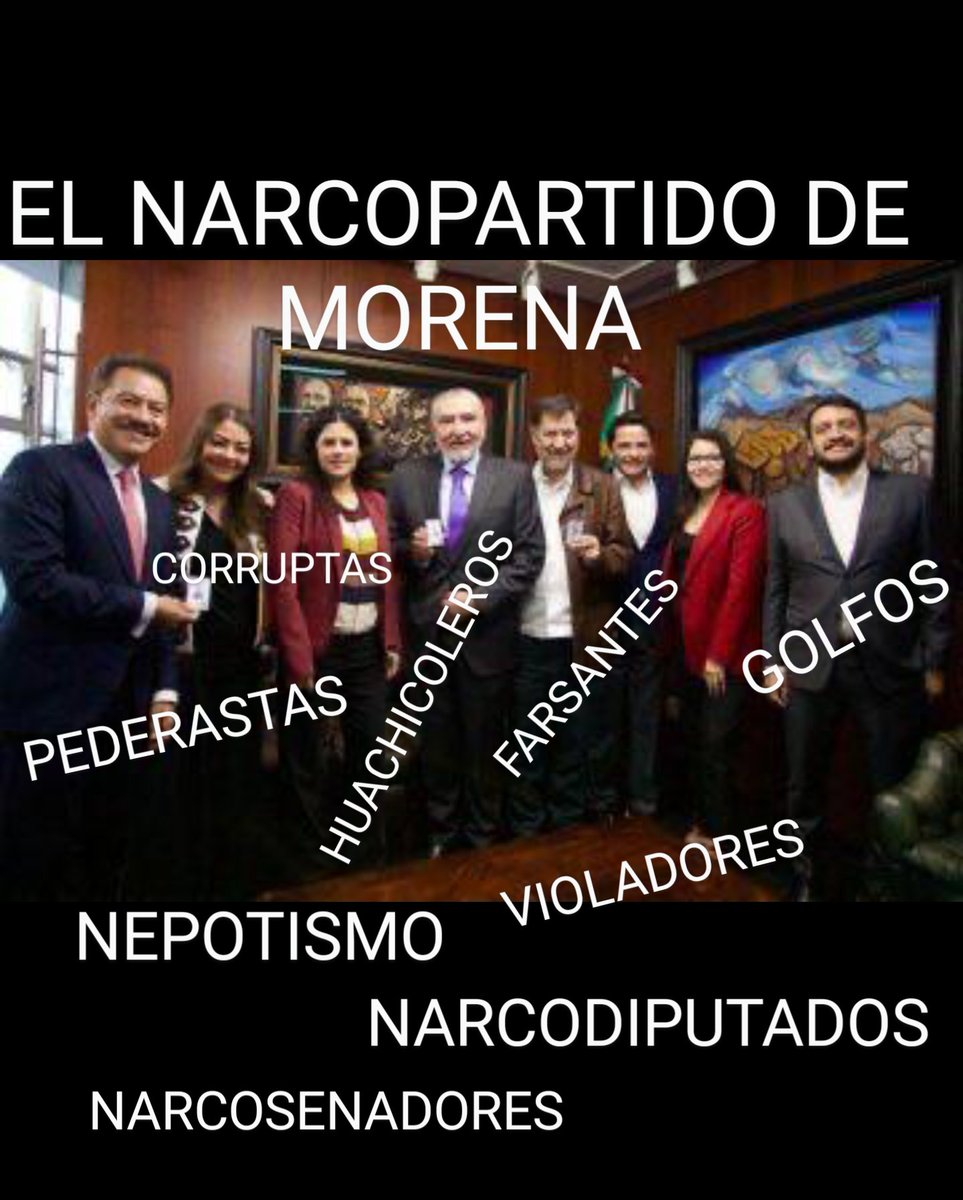 Esto es el narcogobierno de los Carteles del Huachicol Fiscal de <a href="/lopezobrador_/">Andrés Manuel</a>