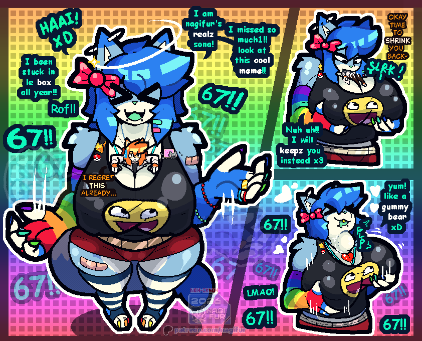[CW:Vore] 
Rufigan is back 🐈