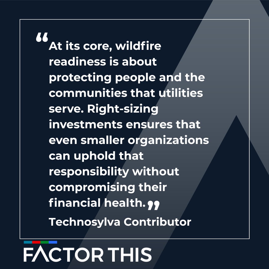 FactorThisMedia's tweet photo. Our top article for March is an overview of how utilities and independent power providers of all sizes can effectively contribute to wildfire preparedness, courtesy of @technosylva.

Learn more: 🔗https://t.co/TWzZMvAAvY

#WildfirePreparedness #GridResilience #UtilityOperations #Technosylva #EnergyInfrastructure