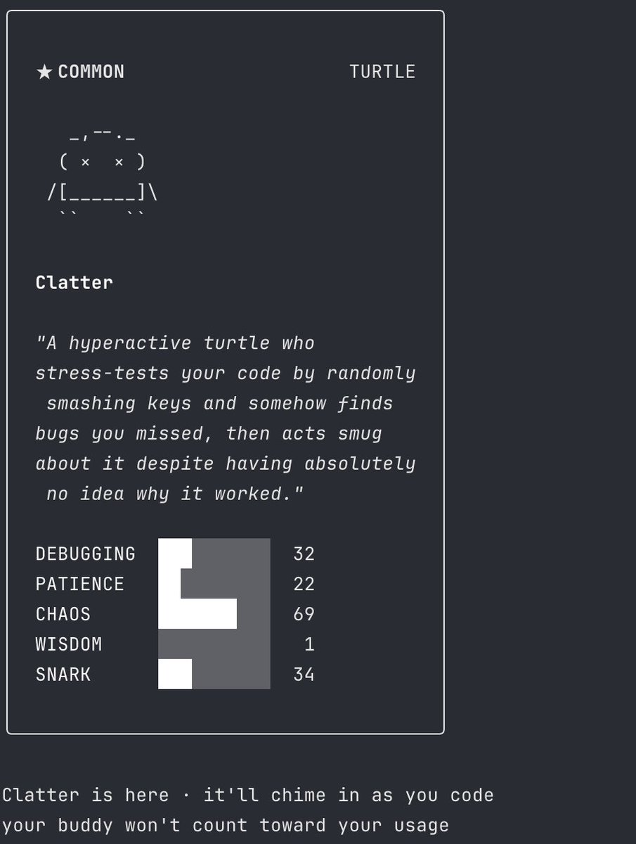 fuck i hit a low wisdom role... this combined with the chaos points is eerily similar to my real life attitude.