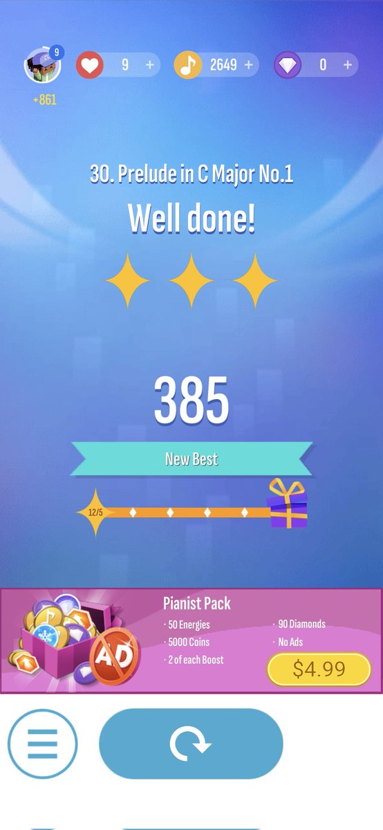 Prelide on 3 star fullcombo
#pianotiles