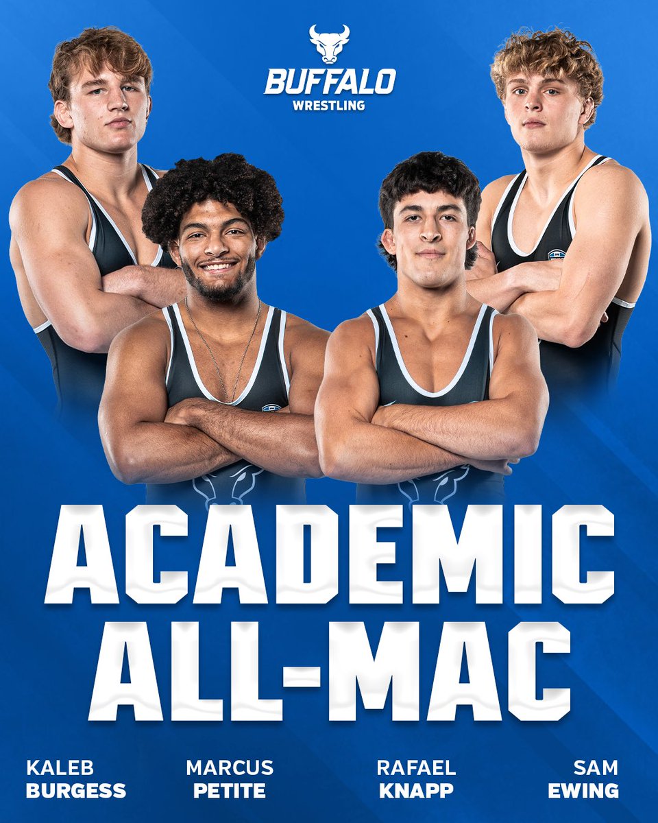 Congrats to our Academic All-MAC guys 🤼📚🤘

🔗 ubbulls.com/news/2026/4/1/…