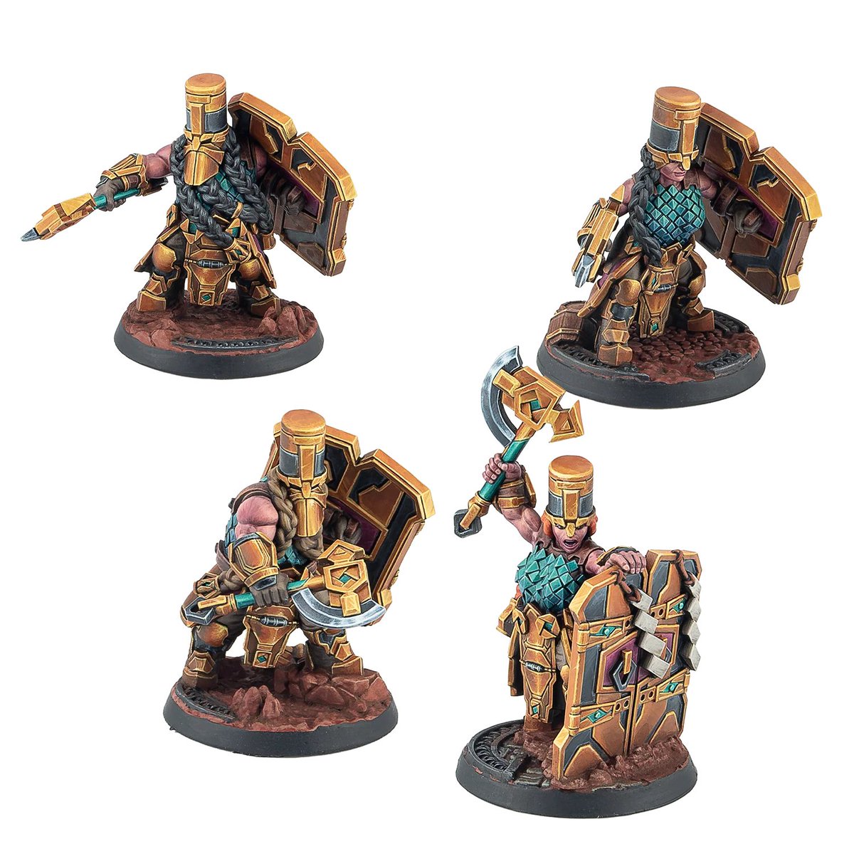 Sir_Motor's tweet image. Warcrow、俺が人間の勢力で始めてからカッコいいドワーフ出すのやめてくれませんか！？
#Warcrow