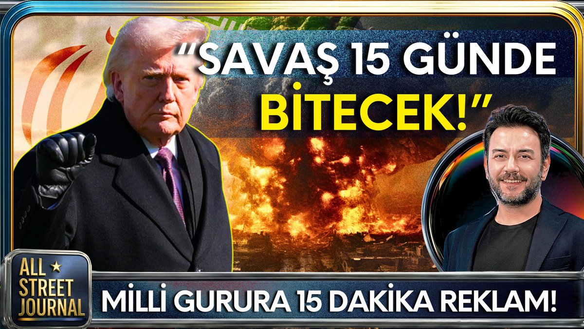 Tamer Işıtır’ın (<a href="/lesvontamer/">Tamer Işıtır</a>) hazırlayıp sunduğu All Street Journal’da bugünkü başlıklar:

🇺🇸 Trump kararsız: “Burdan nasıl çıkarım?”
⏳ “Savaş anlaşma olmadan 2-3 hafta içinde bitebilir”
🇨🇳 Çin ve Pakistan’dan 5 maddelik barış girişimi
🇺🇸 “ABD'yi NATO'dan çekmeyi düşünüyorum”