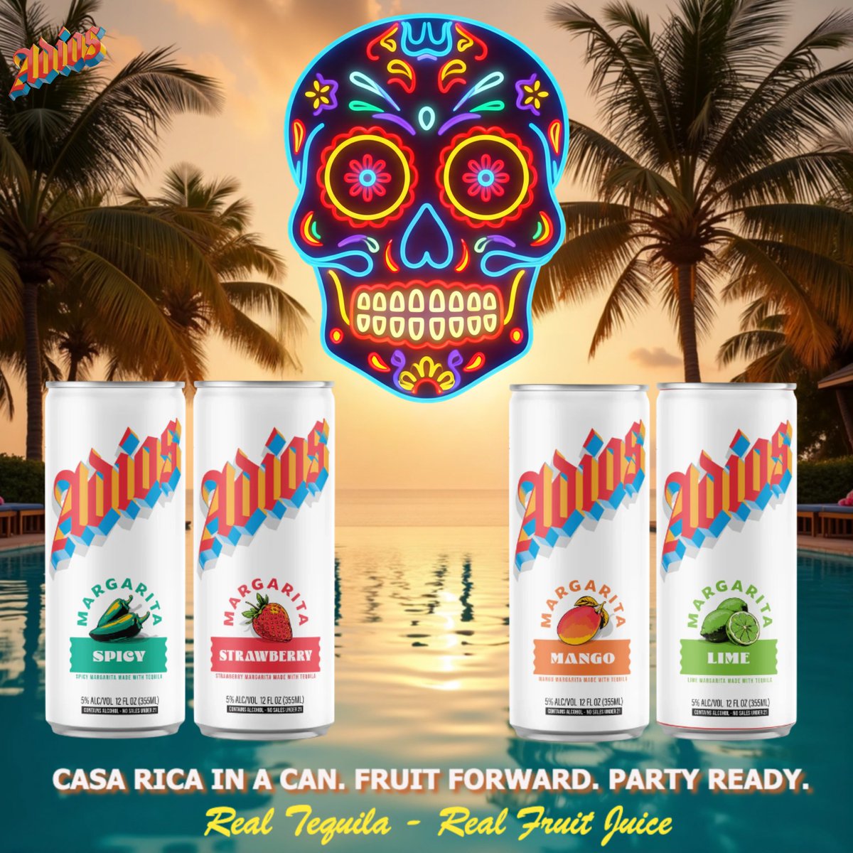 live_4_today_fl's tweet image. Adios @AdiosSpirits  RTD Tequila is a premium ready-to-drink canned margarita line produced by @KulturaBrands  OTCID: $LTNC. It is made with real premium blanco #tequila from Casa Rica (Jalisco, Mexico), real fruit juice, all-natural ingredients, no artificial additives, and no