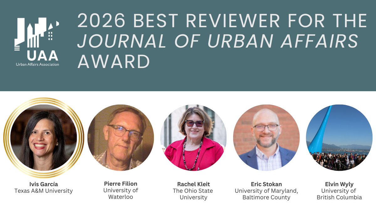 Urban Affairs Association tweet media