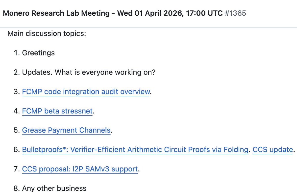 Monero Research Lab (Unofficial) tweet media