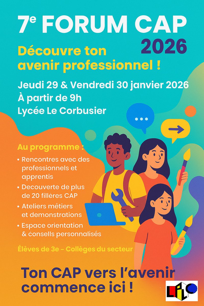DSDEN39's tweet photo. Richesse et diversité des formations étaient au rendez-vous du 7ème forum des CAP au lycée Le Corbusier de Lons-le-Saunier fin janvier : lire l'article sur le site de la DSDEN du Jura : https://t.co/NFgAlac5p4 https://t.co/swLYhcVdwH