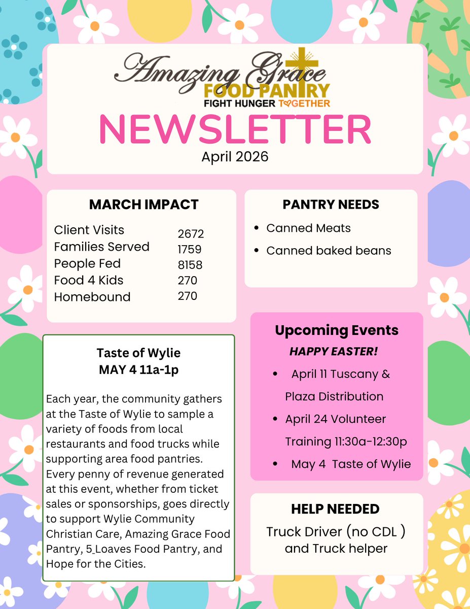 Amazing Grace Food Pantry tweet media