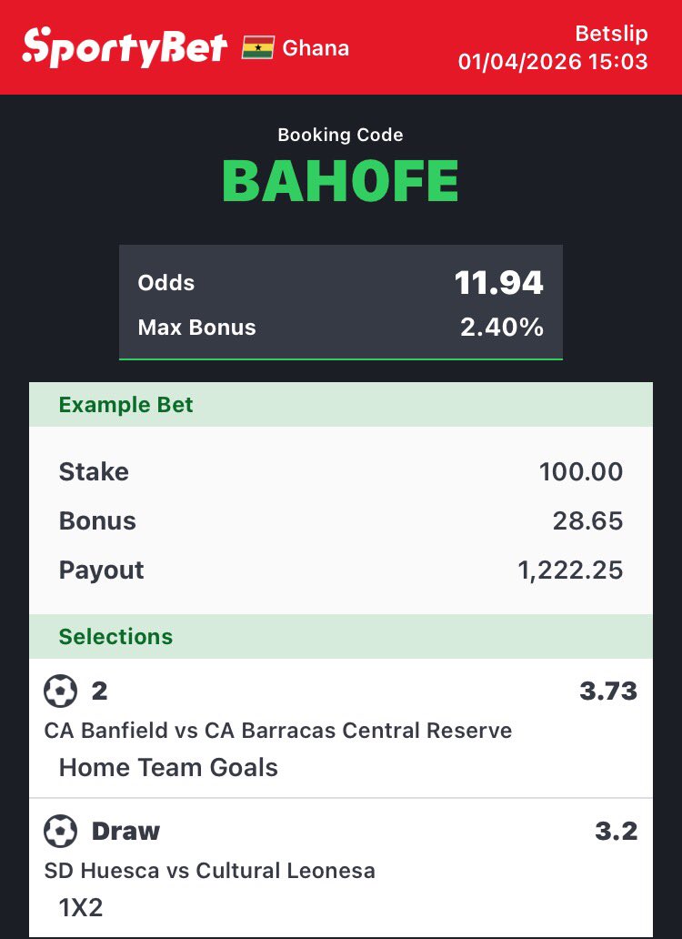 ceobesttips's tweet image. Odds: 11+🏆🏆🏆

IT’S 100% SAFETY 🎉🎉🎉

GOOD LUCK 🍀

#11Odds #foryou