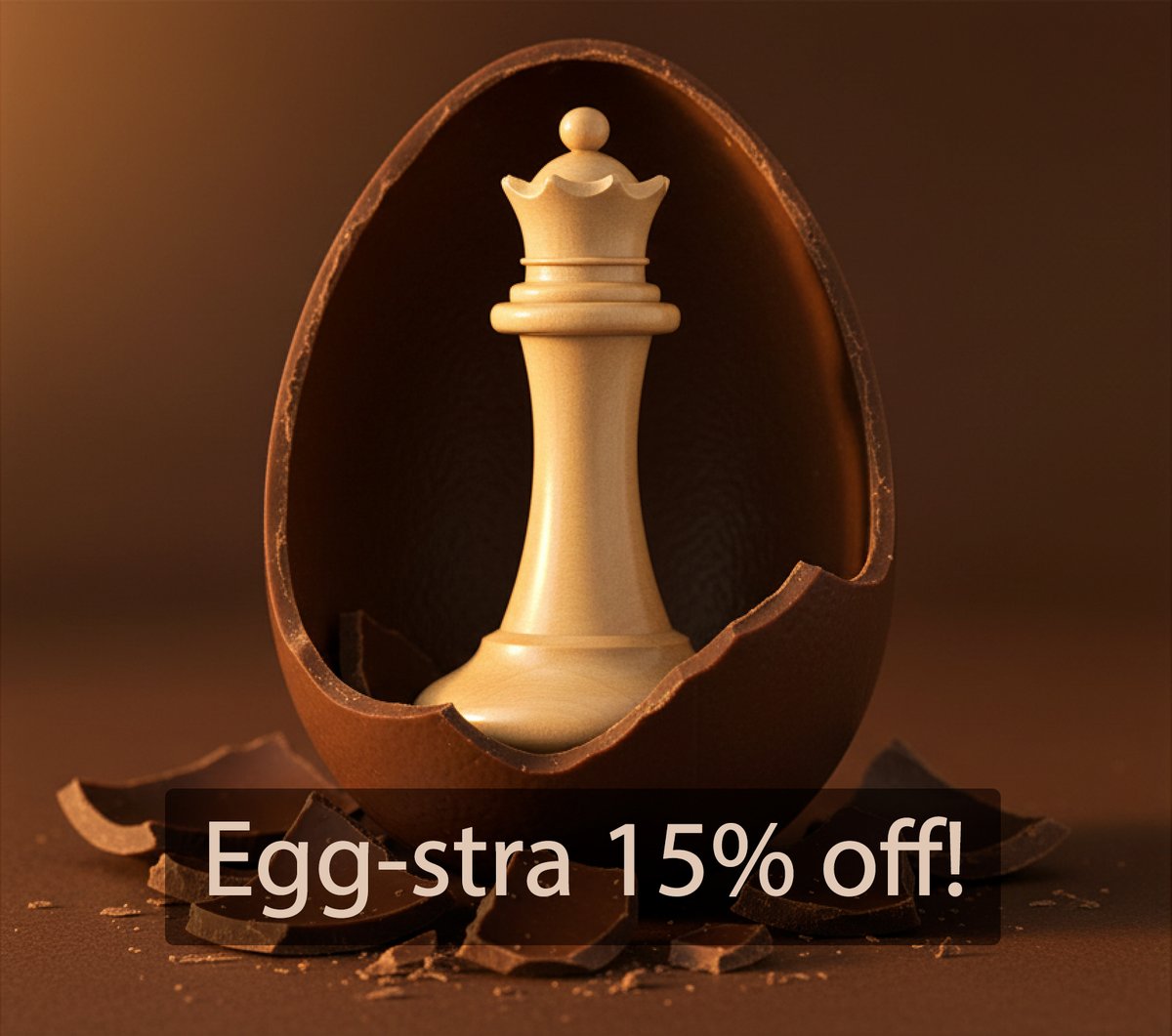 regencychess's tweet photo. Our Easter Sale is now live on https://t.co/BUuoDzLxjb

💵 Save an extra 15% when you sign up for our discount code.

♟️ Plenty of chess and backgammon sets to choose from.

⏰ Be quick - Sale ends Monday 6th April! https://t.co/C1U1QmJnOU