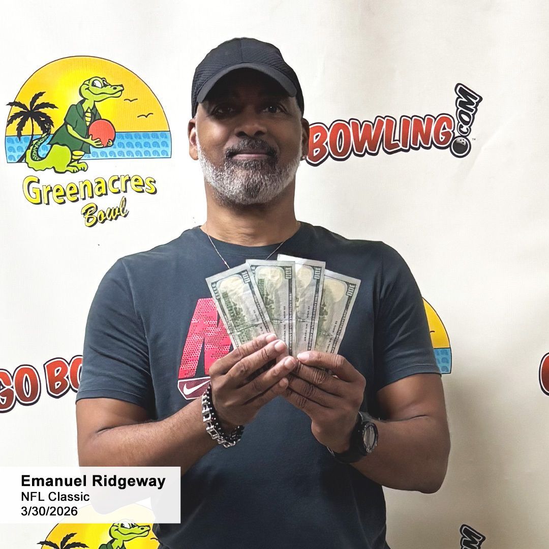 STRIKES • STRIKES • STRIKES

Emanuel Ridgeway is the newest member of the Jackpot Winners Club! He was able to snag $986 &amp; shot a perfect 300 during our Monday NFL Classic League.Way to go!

You know what that means...  We have a new Jackpot to chase 👉 buff.ly/SqhaUyB
