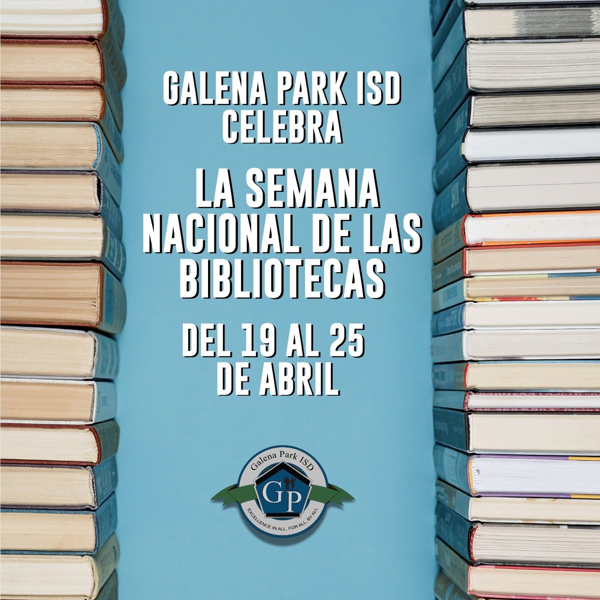 GalenaParkISD's tweet photo. There’s more to the story at your school library! 📚✨ This week, GPISD is celebrating National Library Week. Our libraries are hubs of creativity, technology, and imagination. Make sure to visit your school library and explore something new! 💻📖 #NationalLibraryWeek #gpisdreads
¡Hay más en la historia de la biblioteca de tu escuela! 📚✨ Esta semana, GPISD celebra la Semana Nacional de la Biblioteca. Nuestras bibliotecas son centros de creatividad, tecnología e imaginación. ¡Asegúrate de visitar la biblioteca de tu escuela y explorar algo nuevo! 💻📖 #SemanaNacionalDeLaBiblioteca #GPISDLee