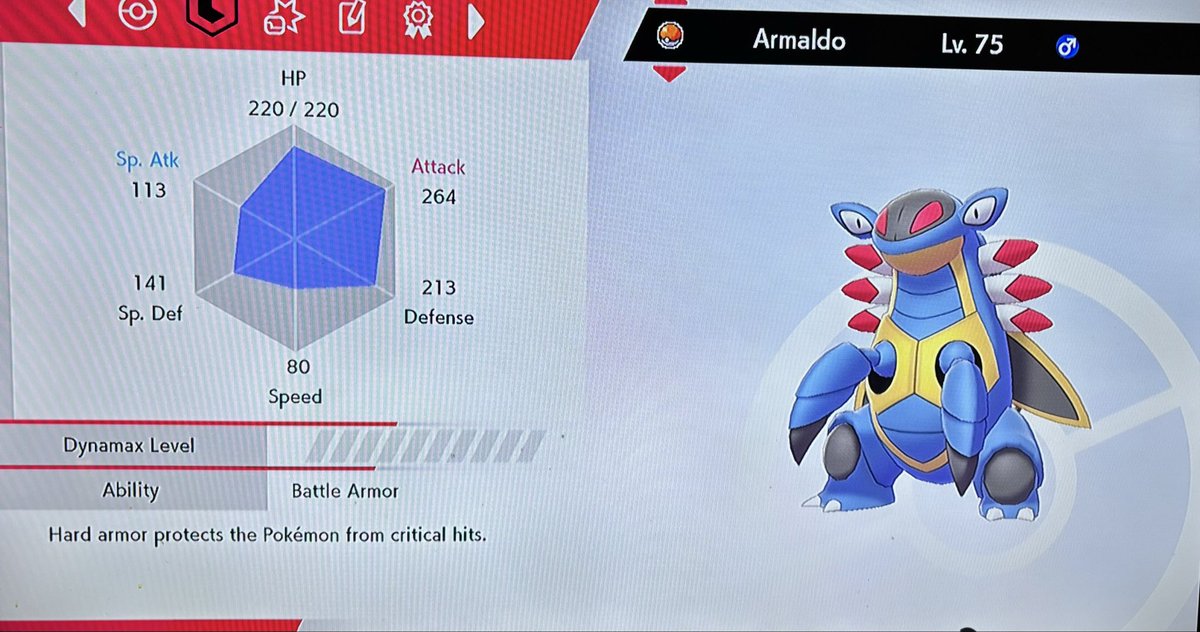 Fraggle_Drums's tweet image. #Armaldo #L75 #UltimatePokémonQuest #Pokemon