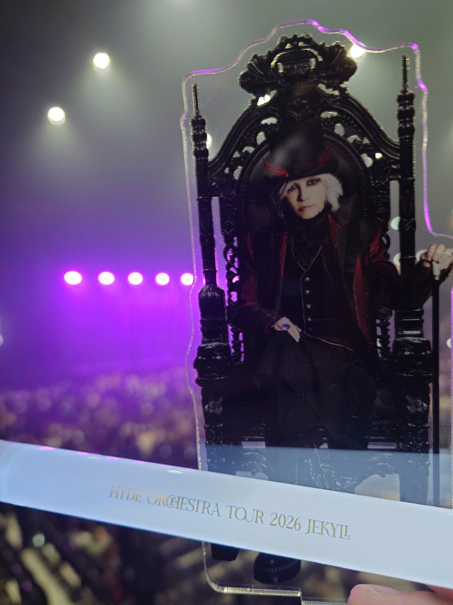 fakestar0722chi's tweet photo. 感想はまた今夜に投稿しようと思います
とにかく最高で感動のライブでした

HYDE様
素敵な時間をありがとうございました！

#HYDE
#JEKYLL
#HYDEOrchestraTour2026JEKYLL
#ツアー15本目
#横浜
#ぴあアリーナMM
#HYDEに届け
#JAPANFINAL https://t.co/CoTsfe2H9p