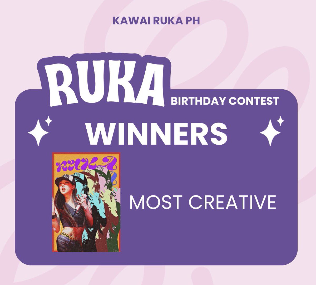 🏆 WE HAVE OUR WINNERS! 🎉💖 Your talent, creativity, and love for RUKA did not go unnoticed — thank you to everyone who participated and supported! ✨
 #7DaysOneStar_RUKA #RUKA