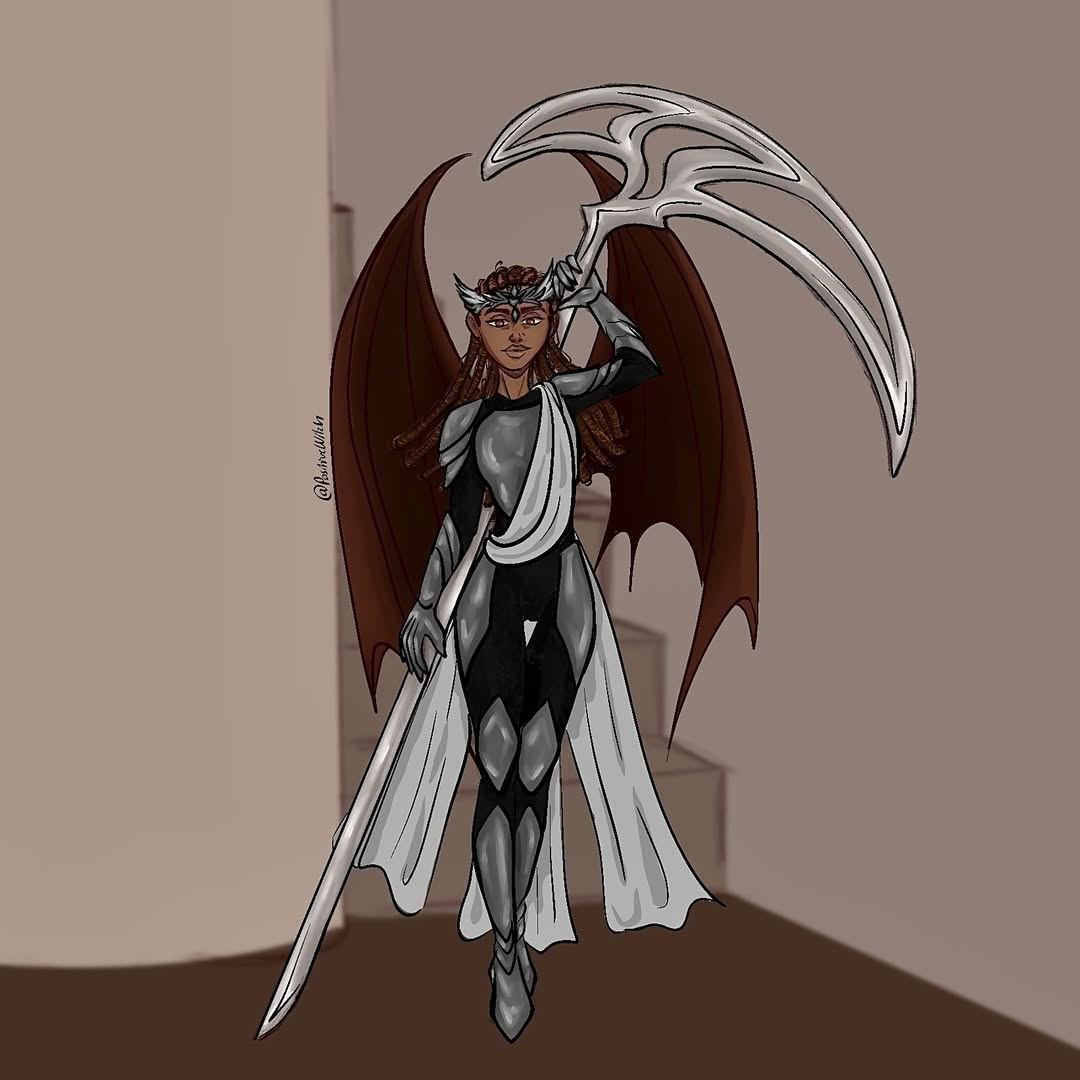 We are officially in April which means we are getting closer to the Emerie Appreciation Week in May !!!

Let's celebrate with this amazing art of Emerie by positivewitch