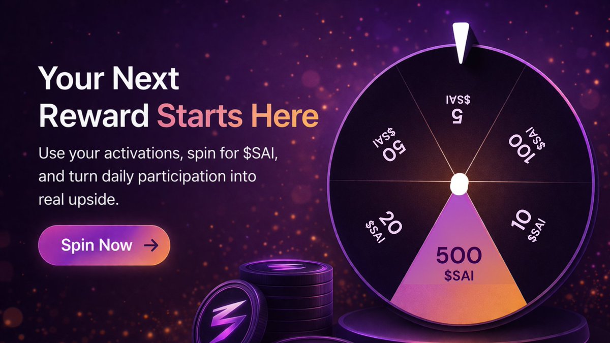 signalai_world's tweet image. SPIN TO EARN 🎯

Signal AI isn’t just about reading the market.

It’s about interacting with it — and getting rewarded along the way.

#SignalAI #AIEconomy #Web3Apps #CryptoUX #Rewards #CryptoTrading #CryptoSignal