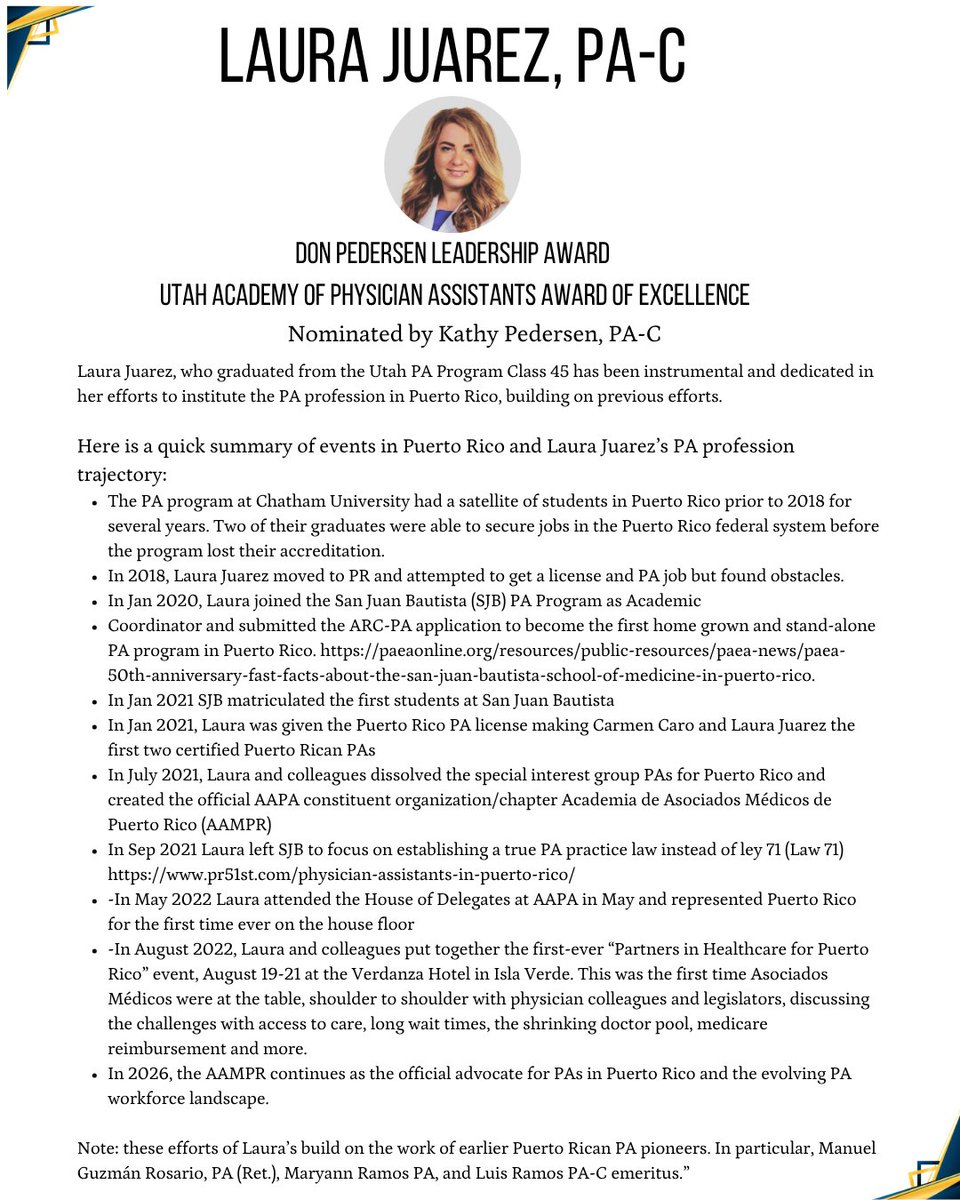 Utah Academy of PAs tweet media
