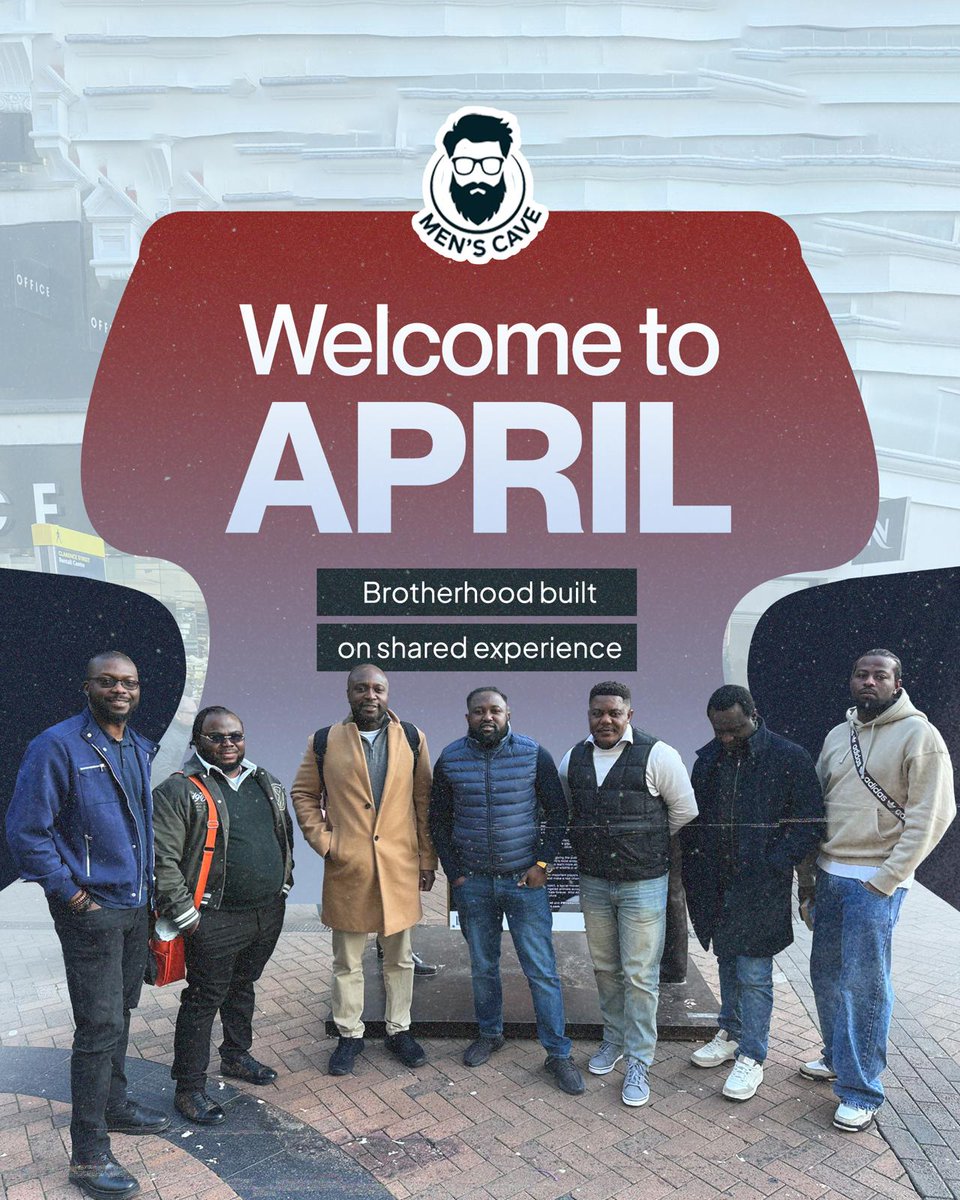Ademola_Odumesi's tweet image. Brothers, welcome to the month of April
Cheers ✌️

@menscave_uk @AtexXeta @nath_eq @taadelodun

#men #cave #MensCave