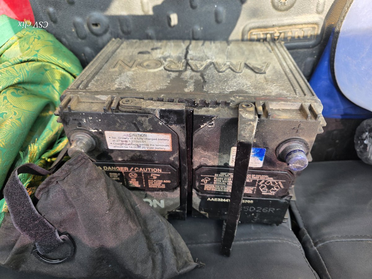 getCSV's tweet photo. @amaronofficial @Mahindra_Thar @anandmahindra I am so sorry to write this post. My Roxx is hardly 15 months old and the Amaron battery is dead. It is a repeat scene of what happened last year and Amaron took the battery for 2 days for their clinical observation. https://t.co/i6rdXNy9sc