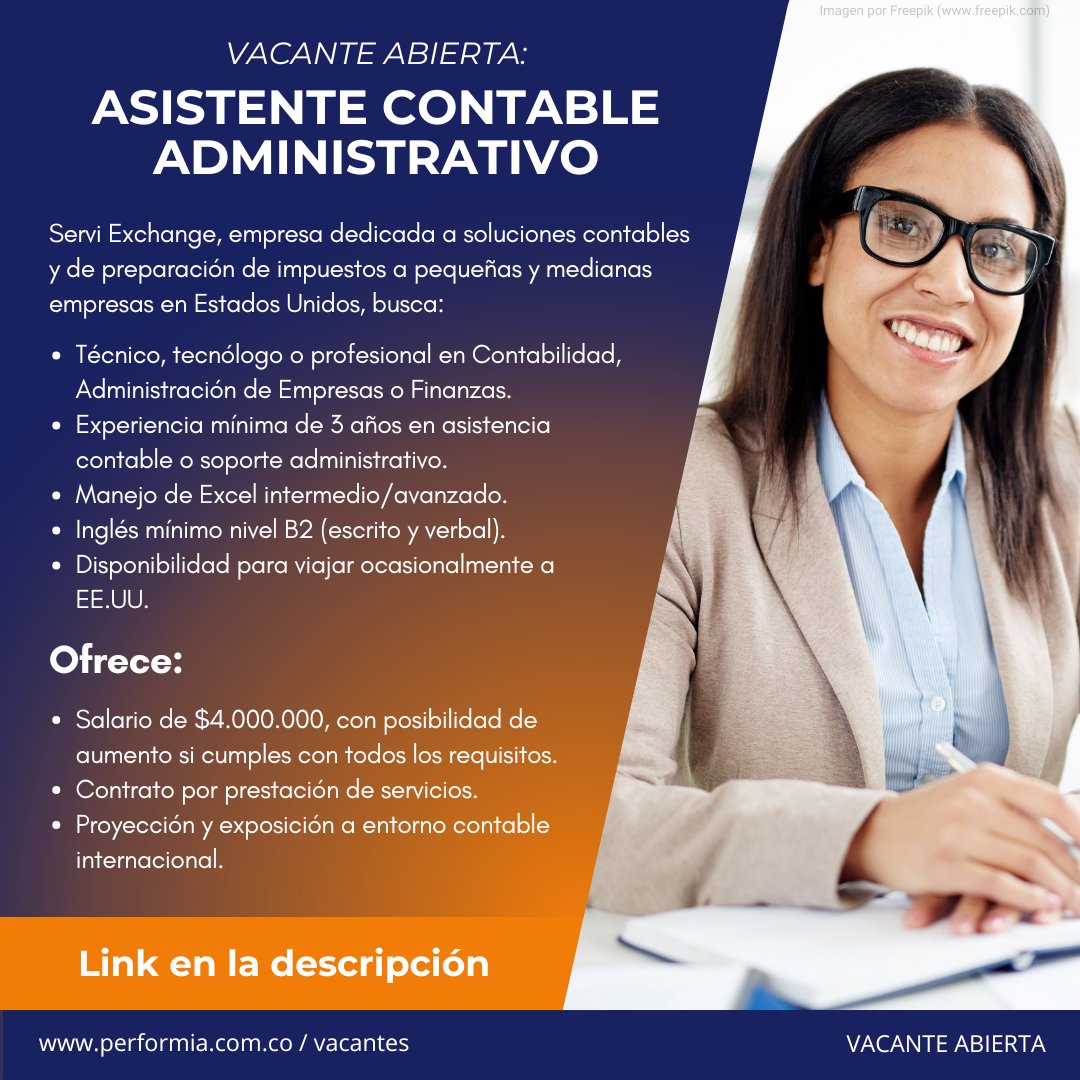¿Tienes experiencia como asistente contable administrativo? Aplica aquí: jobs.interspeedia.com/jobs/43979.13.…

#asistente #contable #administrativo #trabajosihay #bogota #empleo