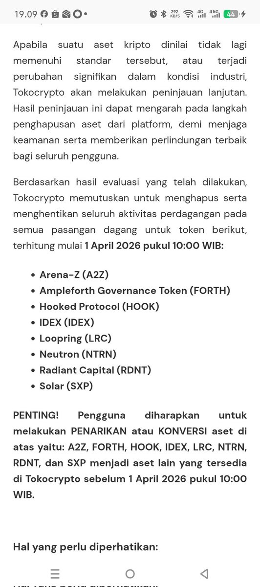 ronny_jcc's tweet photo. @BNBCHAIN @binance @binance @_RichardTeg @cz_binance @heyibinance menguasai pasar global crypto dengan kata investasi tetapi semua coin dan token hanya terus jatuh dan turun. Setelah ritel rugi mereka menghapus begitu saja. Sebuah penipuan yang bebas hukum dan pidana. Crypto lebih bahaya dari saham https://t.co/M0i7Kn3fdR