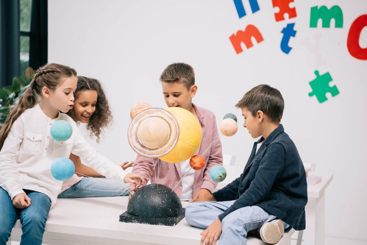 TeachHub's tweet photo. No matter what age, kids love space, so incorporating it into learning is advantageous. Explore our strategies for bringing NASA into your classroom: https://t.co/JmHKb60erx                                         
#NASA #ClassroomActivities #Students #Teachers https://t.co/XPxKrC8fAL