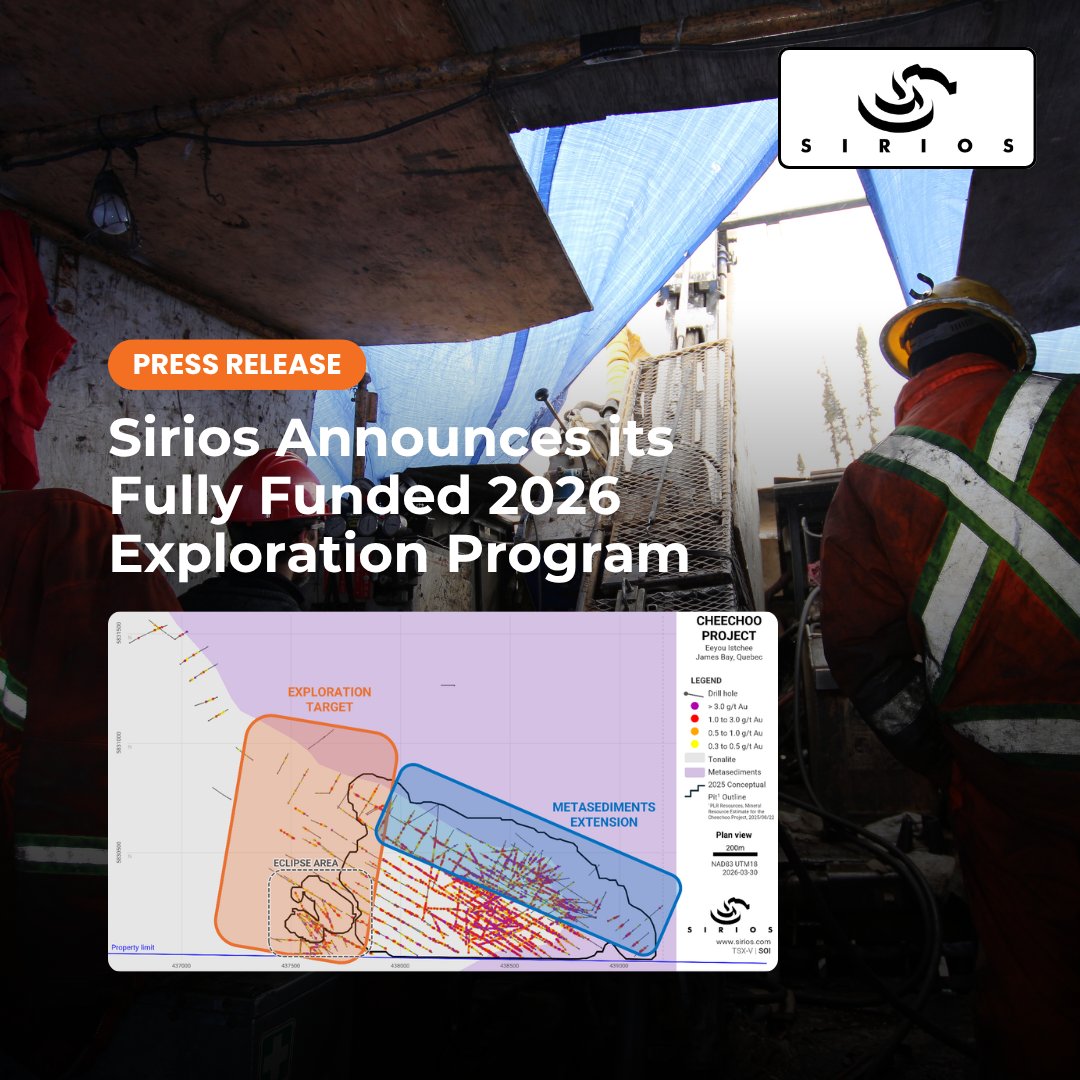 Sirios Resources tweet media