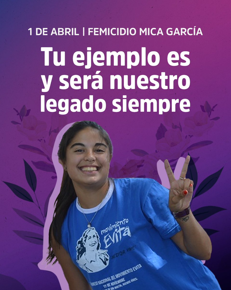 A 9 años de su femicidio
Mica vive en la lucha de cada compañero y compañera
Tu ejemplo es y será nuestro legado siempre