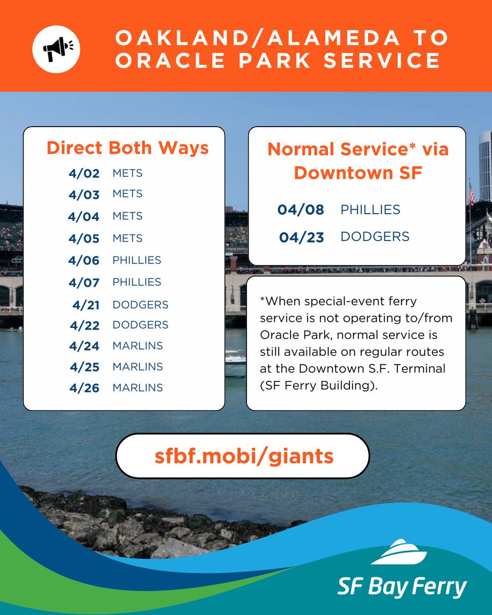 San Francisco Bay Ferry tweet media