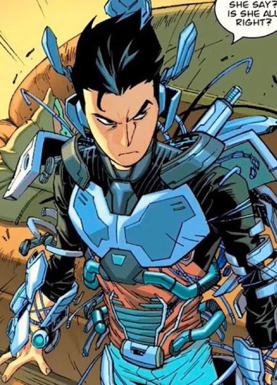 Dani320667's tweet image. No entiendo porque tanto revuelo por el cambio de genero de #techjacket en #invincible el diseño no es malo y tampoco es que su género importe en el comic/serie de invencible