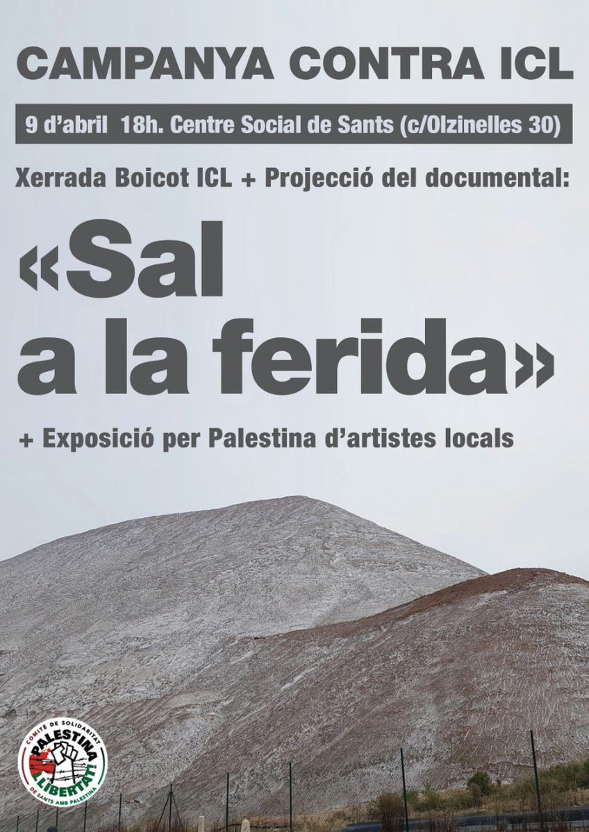 Comitè de Sants de Solidaritat amb Palestina tweet media