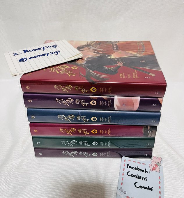 มีหนังสือเข้าร้านเพิ่มนะคะ  #เชิญร่ําสุรา เล่ม 1-6 (ครบจบ) 🏮

มีค่าส่ง 80 บาท 📮

สนใจสอบถามเพิ่มเติมทาง Dm ได้เลยนะคะ🌥️

#นิยายวายมือสอง #นิยายวายแนะนำ #นิยายวาย #นิยายY #ถังจิ่วชิง