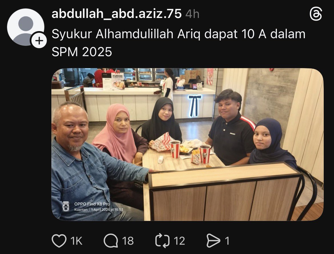 bckupacc99's tweet photo. Tahniah, encik dan anak. https://t.co/msQfZ2cxsq