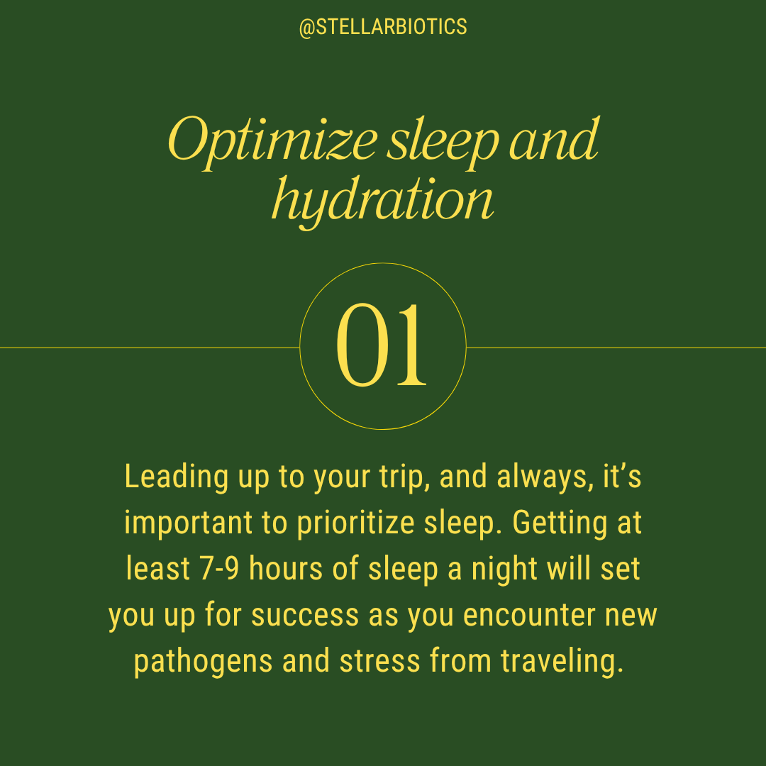 stellarbiotics's tweet photo. Traveling for spring break? While this can be a fun and exciting time, travel can also wreak havoc on your immune system in more ways than one. Exposure to new pathogens, disrupted sleep, changes in diet, and stress from planning or flying are a recipe for a weakened immune system. 

Here are some tips to support your immune system before your trip. 

Shop metabiotics and probiotics at https://t.co/oR9MWcbyZs