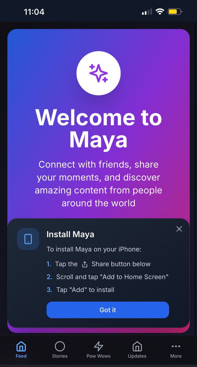 Maya App Loading SUPPORT THE MAYA APP BY US FOR US!