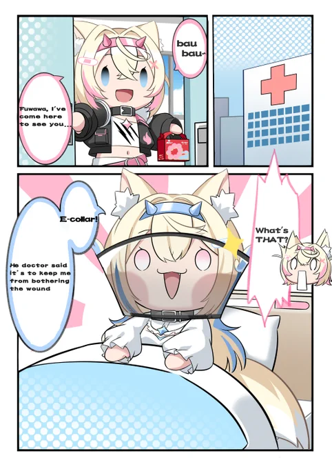 Sorry, my English isn't very good, so I'm using an online translator. Please bear with me if anything sounds a bit off🙏
I hope Fuwawa gets well soon🙂
 #FWMCpix 