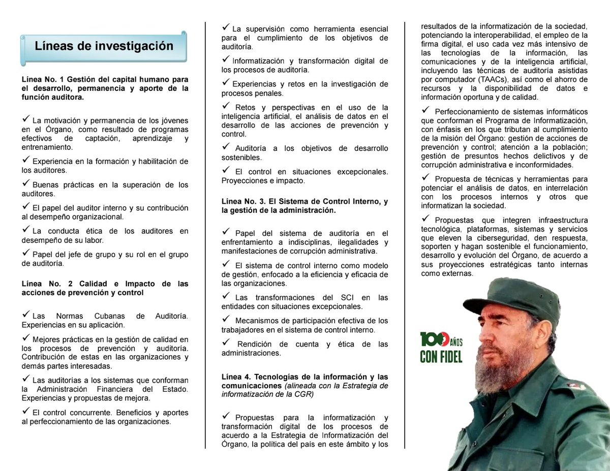 La Contraloría Provincial #SantiagoDeCuba invita al II Taller Provincial dedicado a la ciencia, la innovación, la transformación digital, la comunicación y la información, como pilares para fortalecer la prevención y el control en el contexto actual que vive nuestro país.