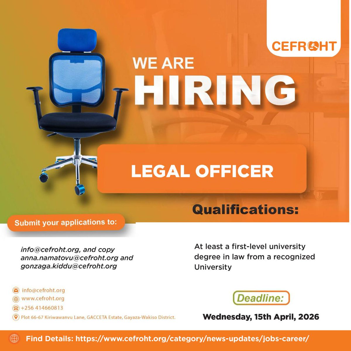 Center for Food and Adequate Living Rights Ug tweet media