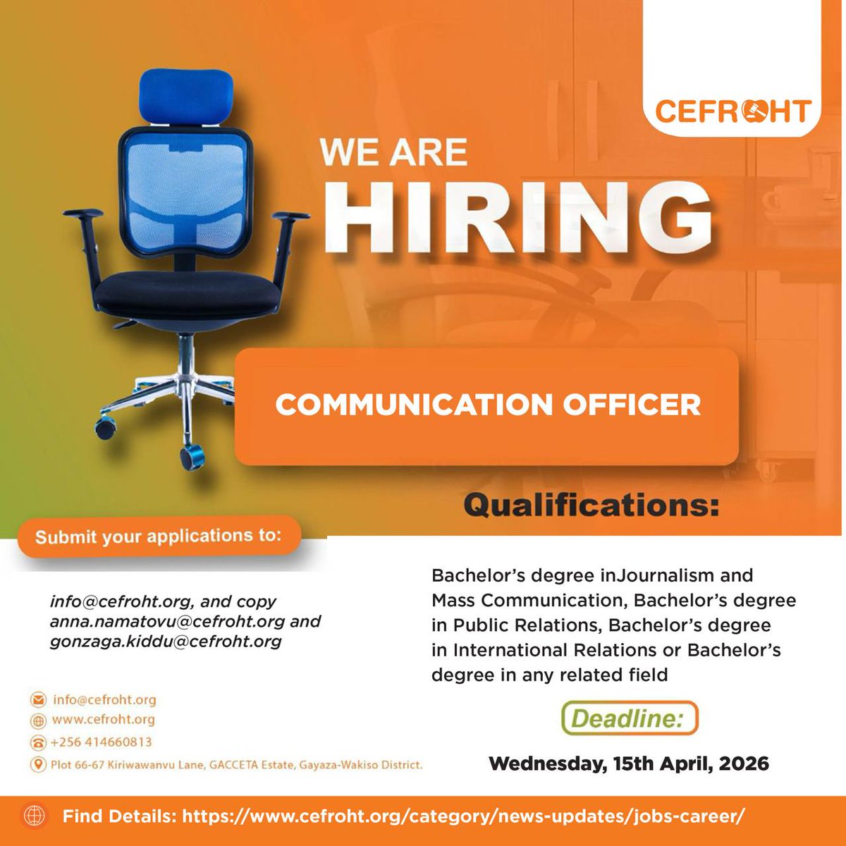 Center for Food and Adequate Living Rights Ug tweet media