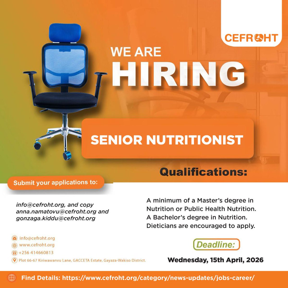 Center for Food and Adequate Living Rights Ug tweet media